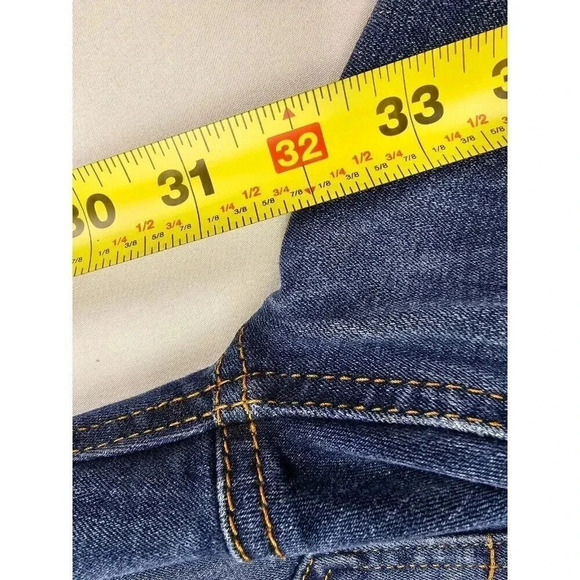 American Eagle Outfitters Size 29X32 Men's Slim Straight Flex/4 360 Blue Jeans - Picture 9 of 12